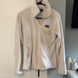 Patagonia Off-White Fleece Jacket